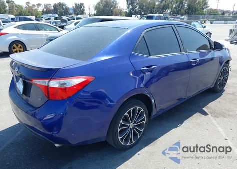 2014 Toyota Corolla S Plus from USA, damaged, VIN 5YFBURHE4EP094673
